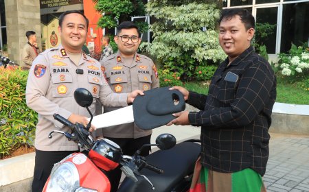 Motor Korban Begal dan Curanmor Dikembalikan Secara Gratis